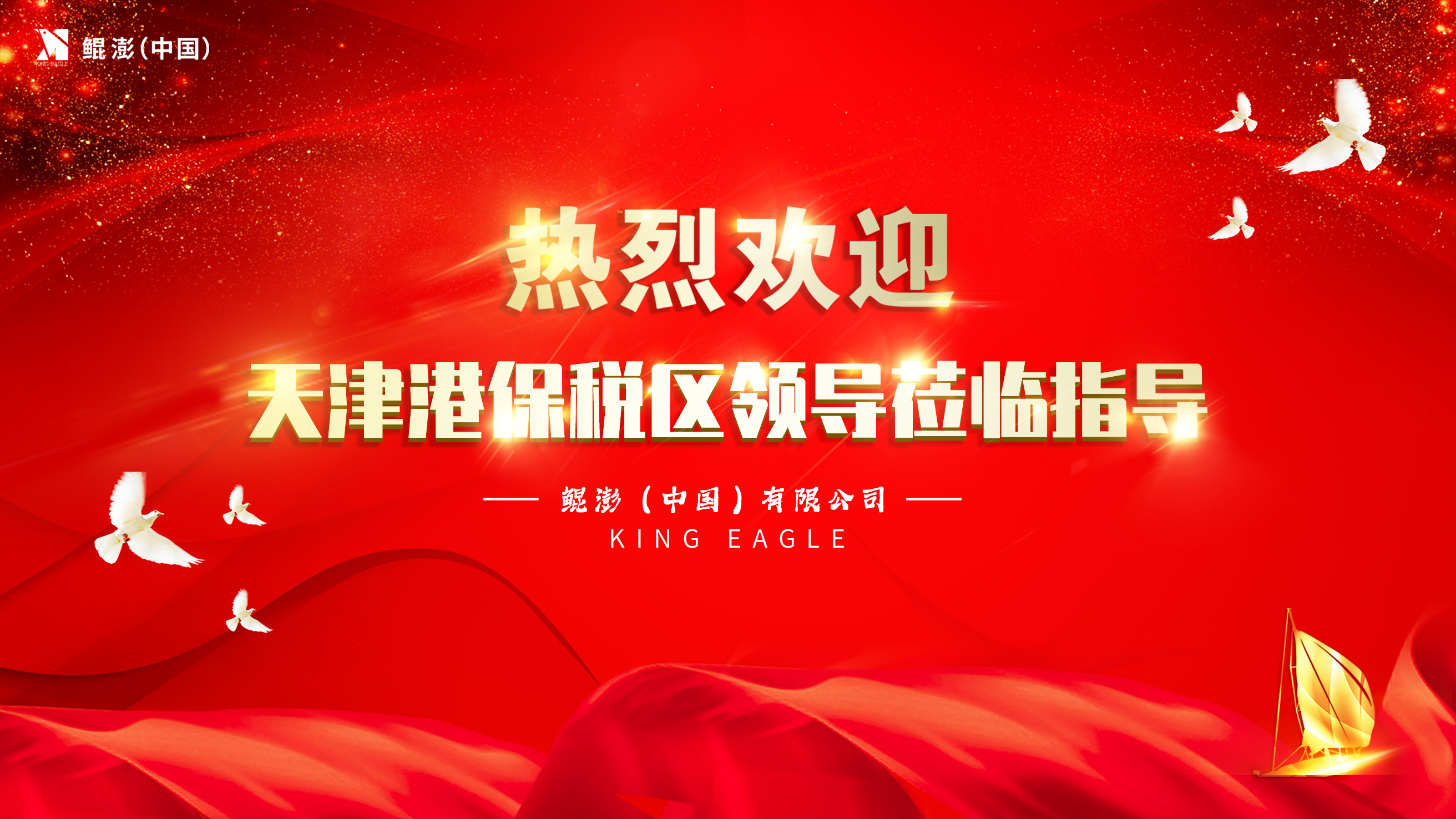 热烈欢迎天津港保税区商务局领导一行莅临鲲澎（中国）考察调研