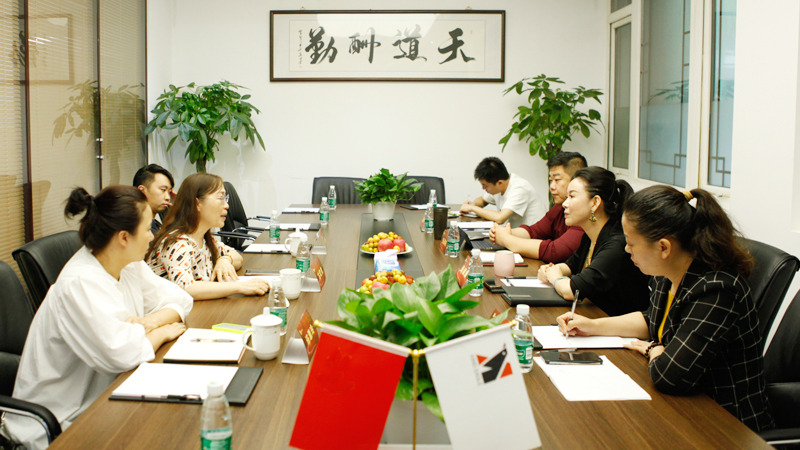 热烈欢迎广安创时房地产有限公司领导一行莅临鲲澎中国参观考察